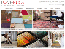 Tablet Screenshot of love-rugs.com
